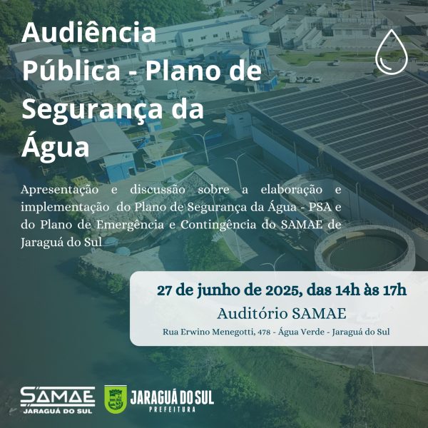 Audiência Pública Plano de Segurança da Água