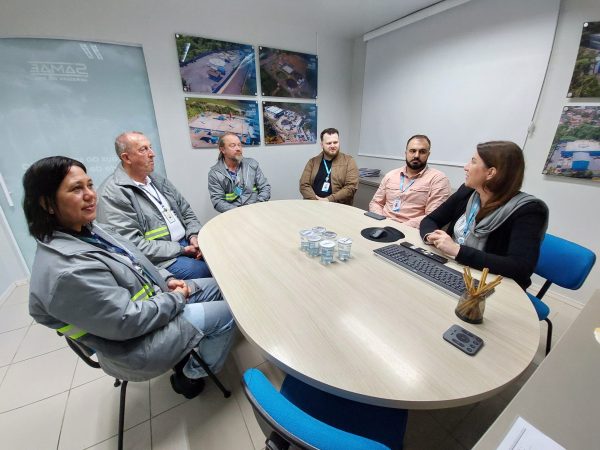 Samae recebeu gestores da Pomerwasser de Pomerode