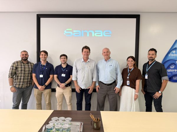 Samae recebe visita de colaboradores da Weg