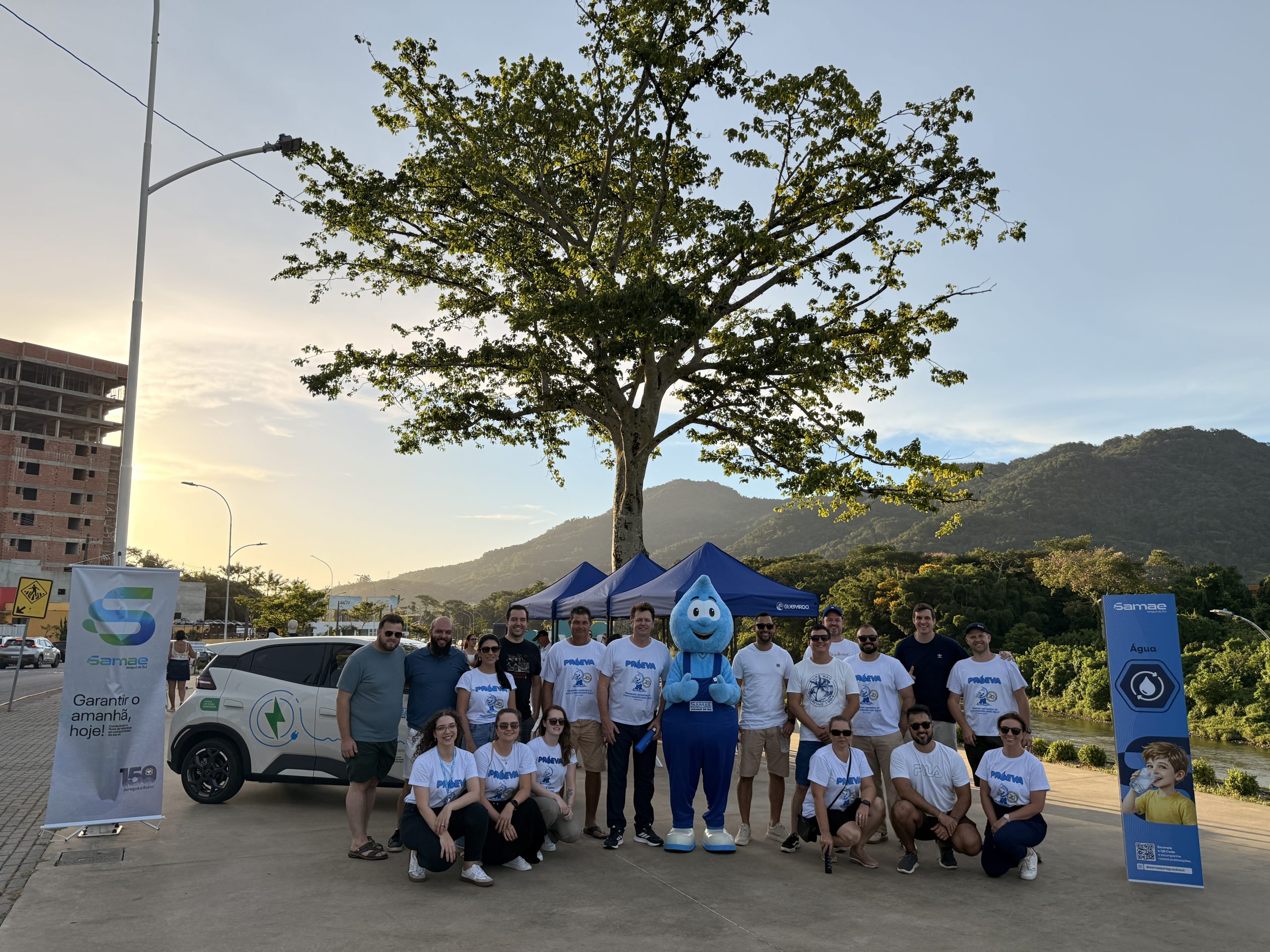 Samae realizou ação de educação ambiental no Parque Linear Via Verde