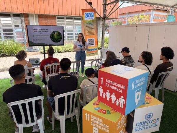 Samae participou do Domingo no Parque WEG com atividades interativas